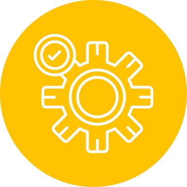 Web simgesi basit illüstrasyon ayarlanıyor