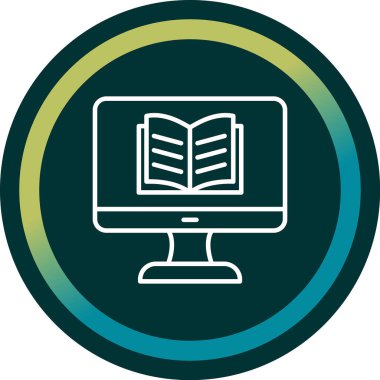 Özel ders. Web simgesi basit illüstrasyon