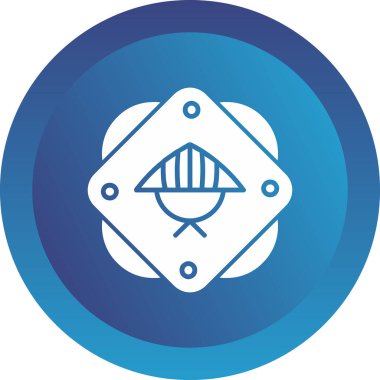 Asya konik şapka vektör illüstrasyonu