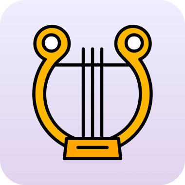 Lir. Web simgesi basit illüstrasyon                      