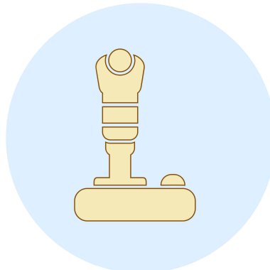 Modern joystick simgesinin vektör çizimi                             