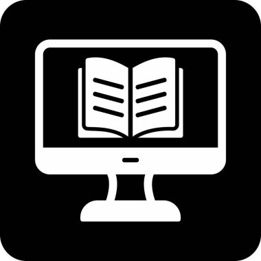 Özel ders. Web simgesi basit illüstrasyon