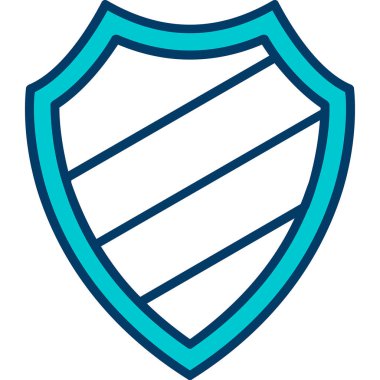 kalkan simgesi web basit illüstrasyon