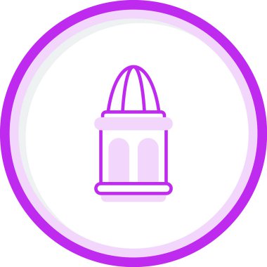 Bir fener ağ simgesinin vektör illüstrasyonu