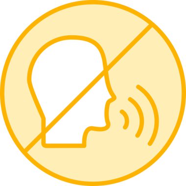 Konuşan Web simgesi vektör çizimi yok