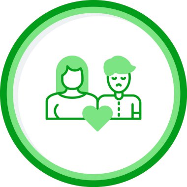 ebeveynler simgesi, vektör illüstrasyonu basit tasarım