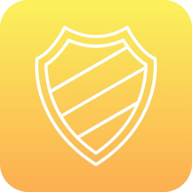 kalkan simgesi web basit illüstrasyon