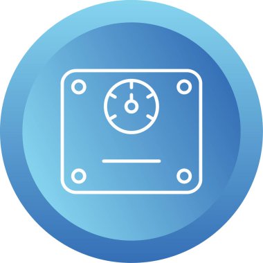 Taslak biçimdeki ağırlık simgesi 