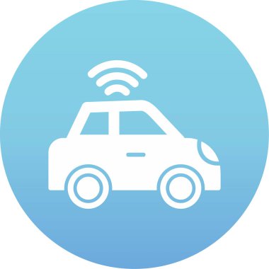 araba web simgesi basit illüstrasyon 