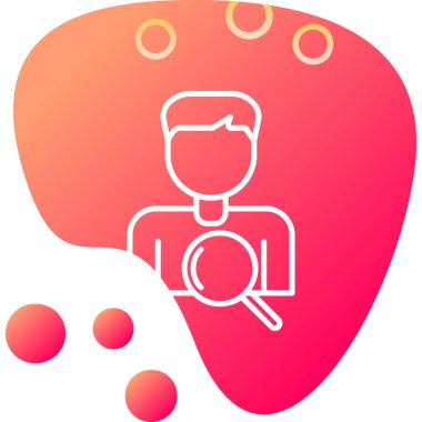 Seçim Süreci Web simgesi vektör illüstrasyonu