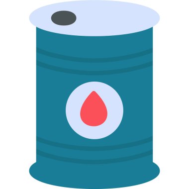 Petrol varil simge vektör çizim