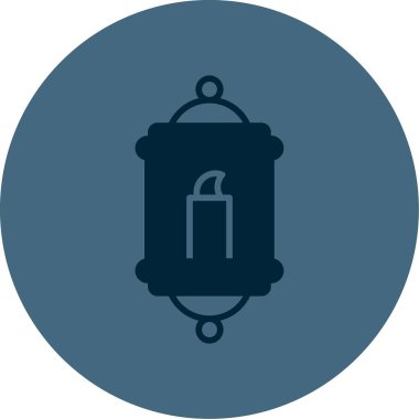 Bir fener ağ simgesinin vektör illüstrasyonu