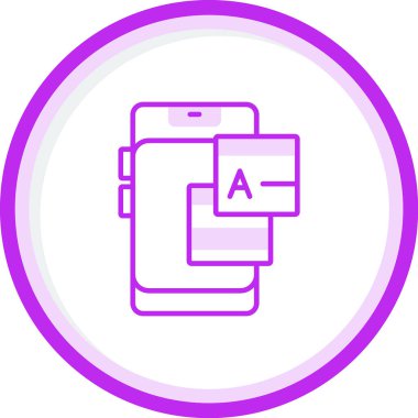 Notları web simgesi. vektör çizim 