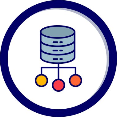 ağ web simgesi, vektör çizim 