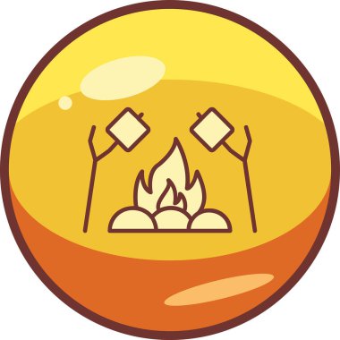 Web simgesi vektör resimlemesi kızartılıyor