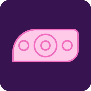 Modern araba aydınlatma simgesinin vektör illüstrasyonu                  