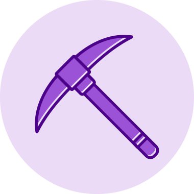 Kazma ağ simgesi, vektör illüstrasyonu                              