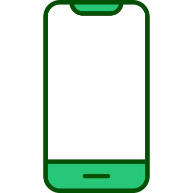 Akıllı telefon. Web simgesi basit illüstrasyon 