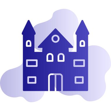 Castle vektör resimleme tasarımı