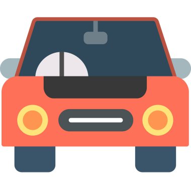 araba web simgesi basit illüstrasyon 