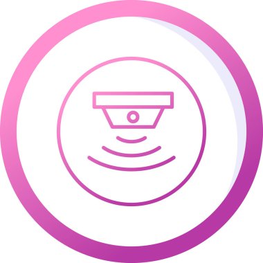 sensör simgesi, vektör illüstrasyonu basit tasarım