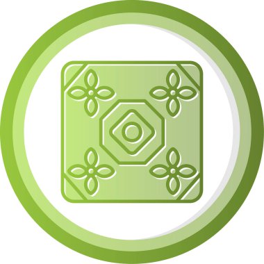 Döşeme. Web simgesi basit illüstrasyon