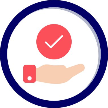 Yapılan İş simgesinin vektör illüstrasyonu