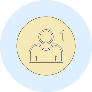 Takip simgesi, vektör illüstrasyonu basit tasarım