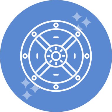 Ağ için koruma kalkanı vektör simgesi 