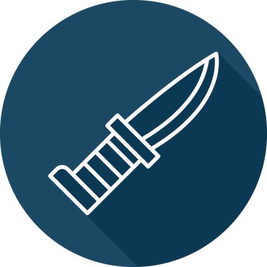 bıçak simgesi vektör illüstrasyonu