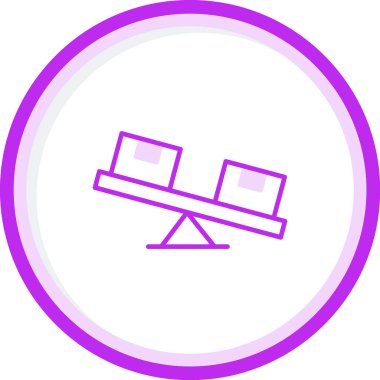 Web simgesi vektör illüstrasyonunu dengele