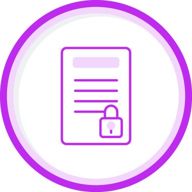 belge web simgesi basit resimleme 