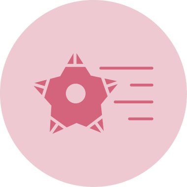 vector illustration of Shooting Stars icon