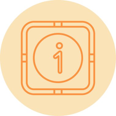 bilgi işareti simgesi. vektör sembolü