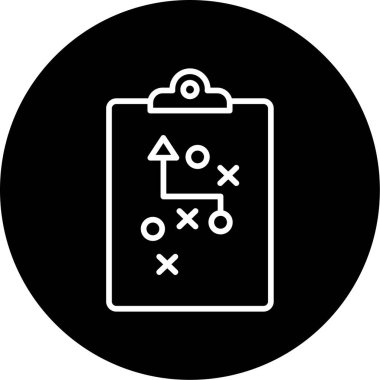 Basit illüstrasyon web simgesi planlama 