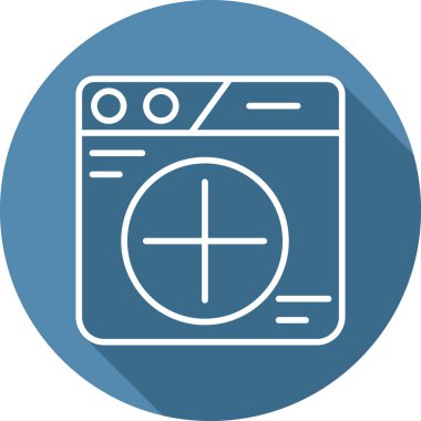 Sekme web simgesi vektör illüstrasyonu