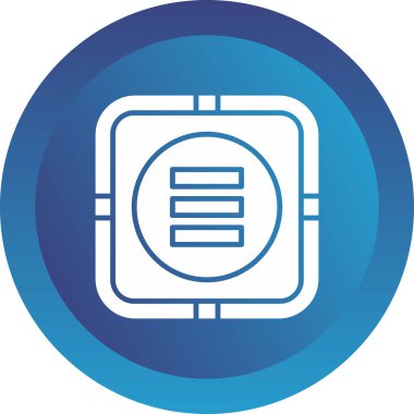 Web sitesi menü simgesi, vektör illüstrasyonu basit tasarım