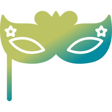 karnaval maskesi vektör illüstrasyonu