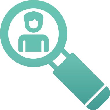 Asker Adayı Web simgesi vektör illüstrasyonu