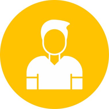 çalışan simgesi, vektör illüstrasyonu basit tasarım