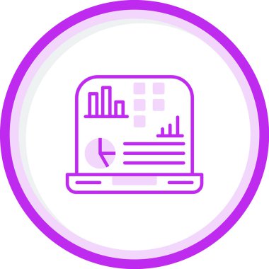 Eğilim biçimi izole edilmiş arka planda mali simge 