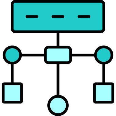 vector illustration of modern Algorithm icon            