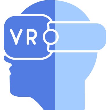 virtual reality glasses vector icon design