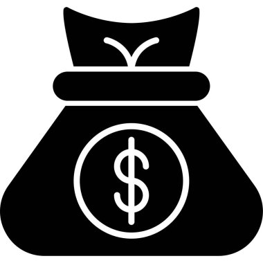 para çantası simgesi, vektör illüstrasyonu basit tasarım