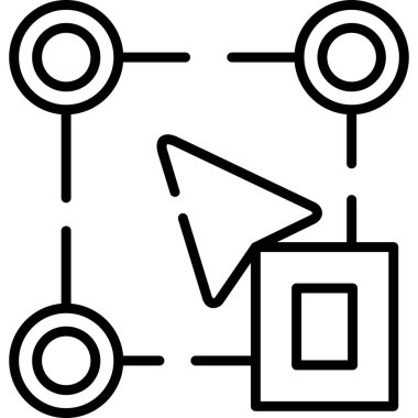 Web simgesi vektör resimlemesini yeniden boyutlandır
