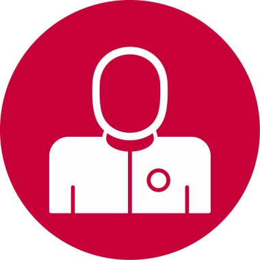 Avatar Eskrim Ağı simgesi, vektör illüstrasyonu 