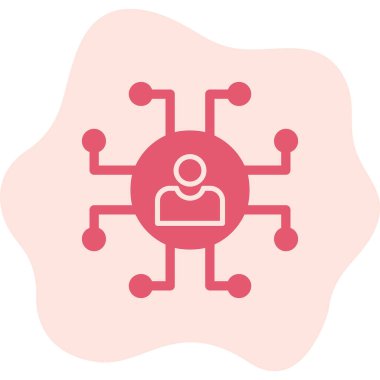 ağ web simgesi, vektör çizim 