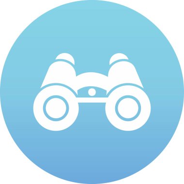 dürbün web simgesi, vektör çizim 