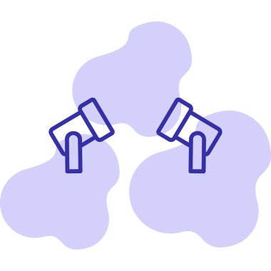 Spotlights modern simgesinin vektör illüstrasyonu                   