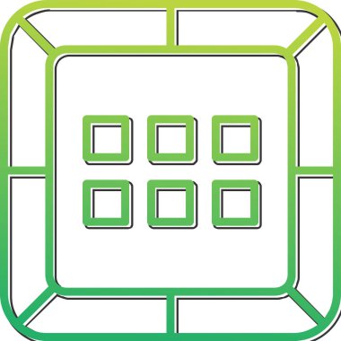 Uygulama simgesi, vektör illüstrasyonu basit tasarım